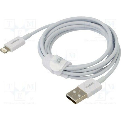 Baseus CALYS-B02 vidlice Apple Lightning,USB A vidlice, 1,5m, bílý