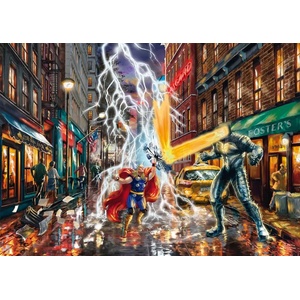 Schmidt Spiele - Puzzle Kinkade: Marvel Thor - 1 000 piese