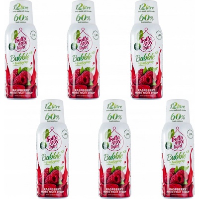 Fruttamax Sada sirupů Malina Light 6 x 0,5 l