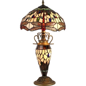 PREZENT 1710 - Настолна лампа TIFFANY 2xE27/60W + 1xE14/7W/230V (1710)