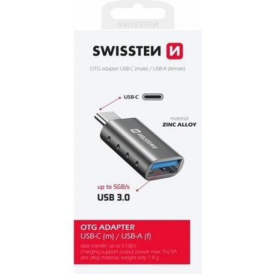 SWISSTEN Adapter OTG USB-C / USB