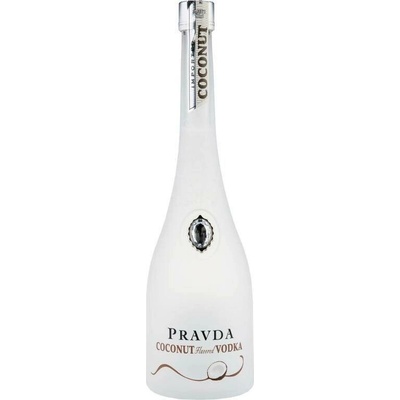 Vodka Pravda Coconut 37,5% 0,05 l (holá láhev)