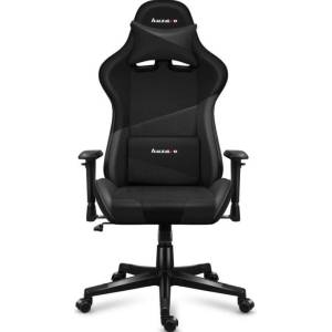 Huzaro Геймърски стол Huzaro Combat 6.2 Carbon, до 130kg, еко кожа, метална основа, регулируеми подлакътници, регулируема облегалка, лумбална опора, черен (FORCE 6.2 CARBON)