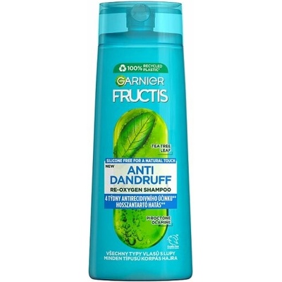 Garnier Čistiaci šampón na všetky typy vlasov s lupinami Fructis Antidandruff Re-Oxygen Shampoo 250 ml