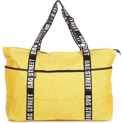 Bag Street Velká volnočasová taška žlutá 2109