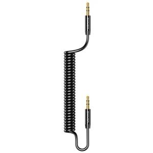 USAMS Кабел Usams Spring Audio Cable SJ256YP01 1.2м, черен (181053156)
