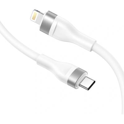Lito Кабел за данни с щепсели Type-C, Lightning 60W, 1, 2 m - Lito (LD02) - Бял