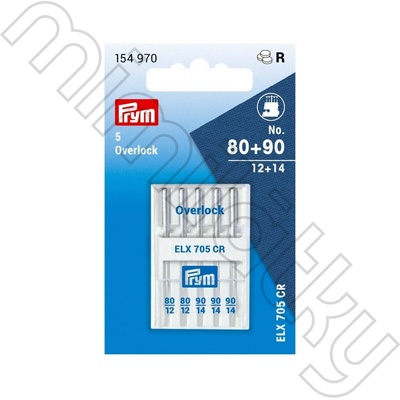Jehly do šicího stroje "Overlock" ELx705 CR 80-90