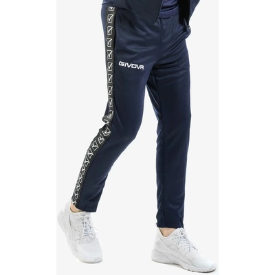 Pantalone Tricot Band modrá