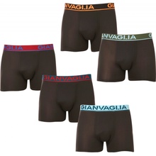 Gianvaglia 5 pack pánské boxerky černé GVG-5010