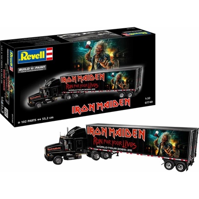 REVELL Plastic ModelKit auto 07740 Tour Truck "Iron Maiden" 1:32