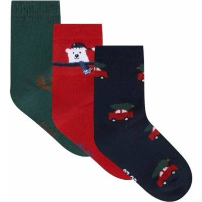 Minymo detské ponožky 3-balenie Christmas
