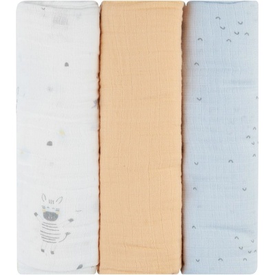 KikkaBoo Муселинови пелени KikkaBoo - Stripy Friends, 100 х 100 cm, 3 броя (31103010096)