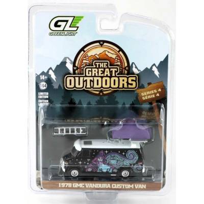 GreenLight GMC Vandura Custom Van se střešním stanem 1978 1:64