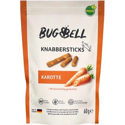 BugBell žuvacie tyčinky s mrkvou 60 g
