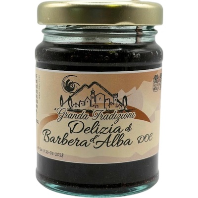 Granda Tradizioni Salsa z borůvek a vína Barbera (Delizia Di Barbera d'Alba) DOC 100g