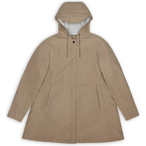 Rains Дамско водоустойчиво яке Rains Women's A-Line W Jacket W3 Waterproof jacket - Beige - размер XS (102-4546-0711)