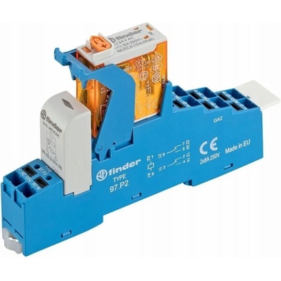 Finder Relé rozhraní řady 4C 2P 8A 230V AC ZÁSUVNÉ 4C.P2.8.230.0060 SPA