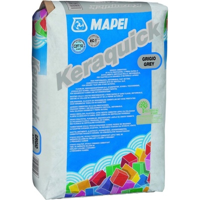 MAPEI Keraquick C2FTS1 Rychle tuhnoucí cementové lepidlo 25 kg šedé