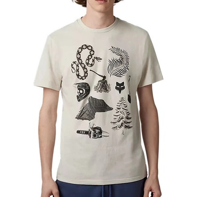 Fox Track Beast SS Premium Tee Vintage White