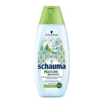 Schauma Nature Moments šampón Kokosová voda a Lotosový kvet 400 ml