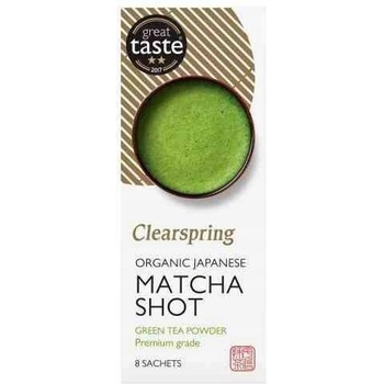 CLEARSPRING Matcha shot japonská prémiová grade matcha 8 x 1 g
