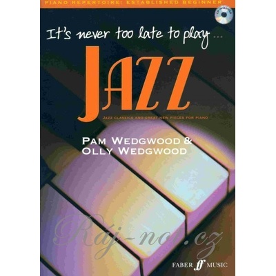 JAZZ It's never too late to play + CD / klavír