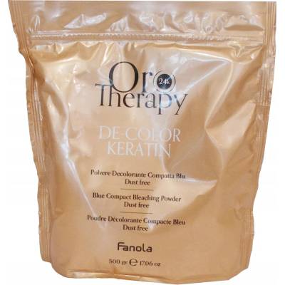 FANOLA ORO THERAPY DE-COLOR 24K Modrý odbarvovač s keratinem 500 g