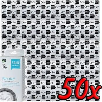 Image 1 of Fair Squared Ultra Thin - Fair Trade Vegan Condoms 50 pack