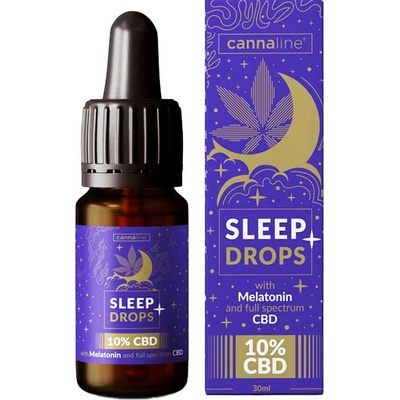 Cannaline CBD 10% kokosový olej s melatonínom Fullspectrum 30 ml
