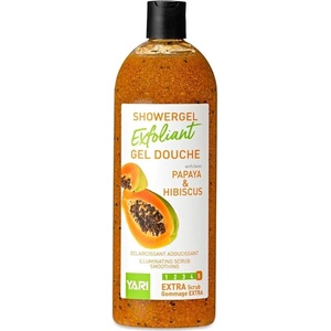Yari Papaya & Hibiscus Exfoliating Shower Gel - Освежаващ ексфолиращ душ гел с папая и хибискус за блясък и мекота (500 мл) (605922)