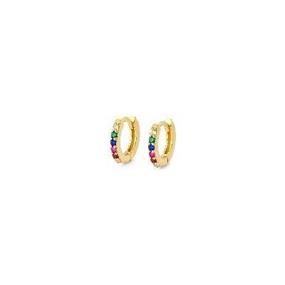 ORNAMENTI Pozlacené náušnice Colours Mini gold AL800145