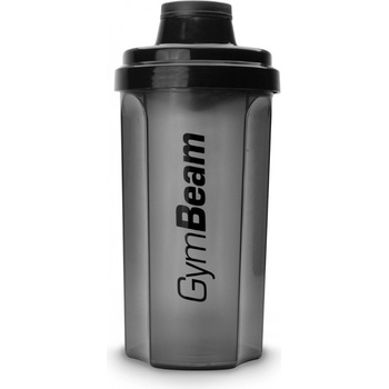 GymBeam Šejkr černý Transparent Black 700 ml