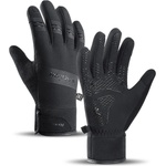  Плетени зимни ръкавици за тъч екрани - HR Insulated Winter Sport Gloves Size L (черен)