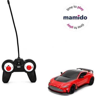 Mamido Aston Martin 2022 Auto na dálkové ovládání V12 Vantage R/C červená 1:24
