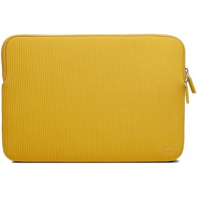 Trunk Калъф за лаптоп Trunk Textile Neoprene Laptop Sleeve, до 13" (33.02cm), гумиран двоен цип, влагоустойчив, жълт (TR-TTALSPA13-SUF)