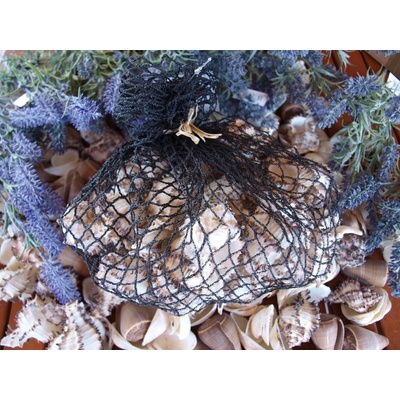 levandule-online.cz Dekorační mušličky bílošedé 1 kg