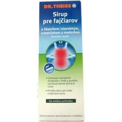 Dr.Theiss Sirup pre fajčiarov 250 ml