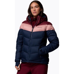 Columbia Дамско скиорско яке Columbia Abbott Peak II Ins collegiate navy/rich wine/eraser pink