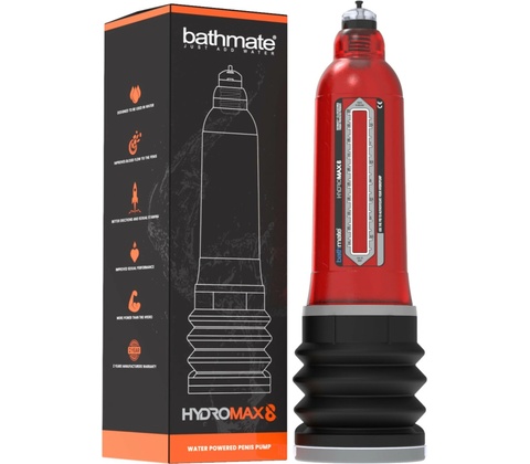 Bathmate Hydromax8 - hydropumpa červená
