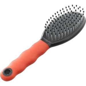 Ferplast Dog and cat brush M - Четка за кучета и котки с пластмасови зъбци, 22, 5 x 6, 5 x h 3 см
