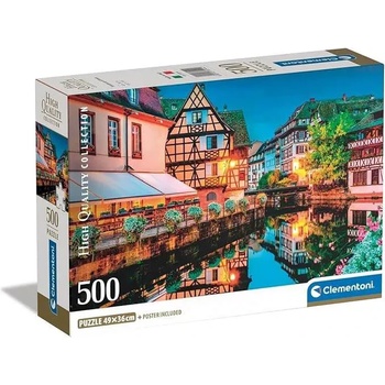 Clementoni - Puzzle Strasbourg Old Town 500 - 500 piese