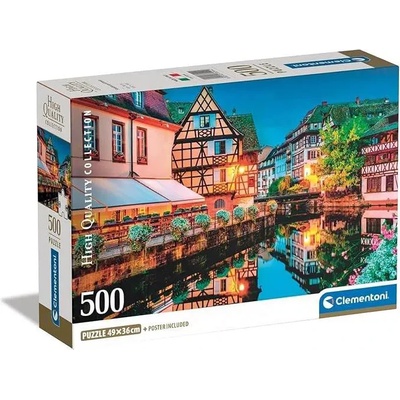 Clementoni - Puzzle Strasbourg Old Town 500 - 500 piese