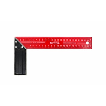 AWTOOLS Дърводелски инструмент, AwTools, С 300 мм стъпка, Черен/Червен (AW29801)