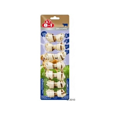 8in1 8in1 Delights Beef XS - Лакомство, кокали от говеждо месо за кучета от малки породи