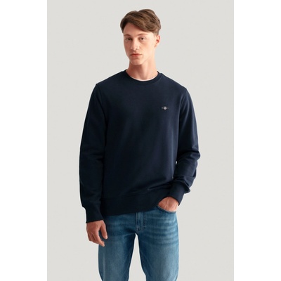 Gant REG SHIELD C-NECK SWEAT EVENING blue