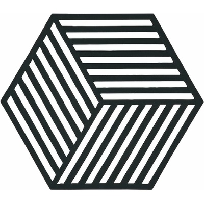 Zone Denmark Hexagon kuchyňský stojánek 16x14x cm černá 330135