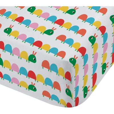 Catherine Lansfield Еластичен двоен детски чаршаф 135x190 cm Curious Caterpillar - Catherine Lansfield (BD/59729/W/DFD/BRT)
