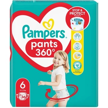 Image 1 of Pampers Гащички Pampers Pants 6 (15+ кг. ) - 36 броя