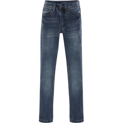 Alpine Pro Algodo dětské jeans KPAJ066 tmavá ocelověmodrá